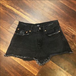 Urban Outfitters BDG Black High Waist Jean Shorts